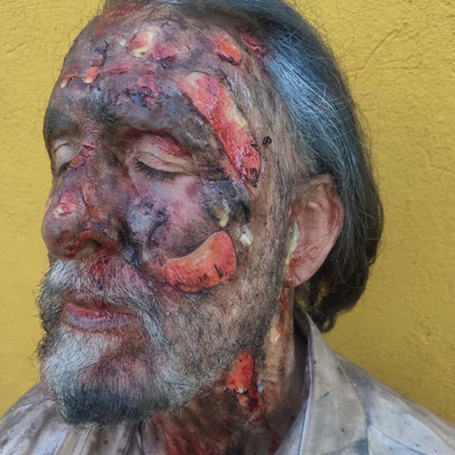 Aran Gaspar maquillaje de efectos especiales, fx, protesis, venta de productos de efectos especiales, caracterizacion, empresa de maquillaje, halloween, zombie, vampiros, quemaduras, heridas, props, ficticios, silicona